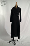 Marc le bihan double fabric dress 2185 black
